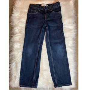 Levi’s blue jeans..